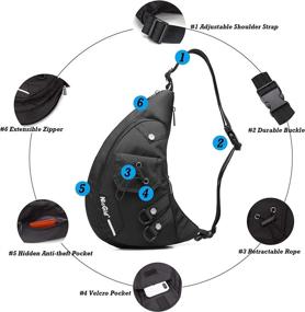 img 2 attached to Versatile Shoulder Crossbody Backpacks for Outdoor Walking