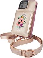 📱 smartish iphone 12/12 pro crossbody case - dancing queen: purse/clutch with detachable strap & card holder - flavor of the month - trendy & convenient accessory for iphone users logo