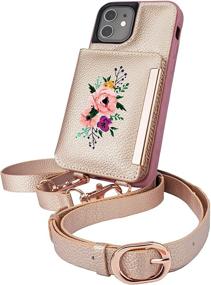 img 4 attached to 📱 Сумка-клатч с съемным ремешком и отделением для карт - Smartish Crossbody для iPhone 12/12 Pro - Dancing Queen: Вкус месяца - Модный и удобный аксессуар для пользователей iPhone