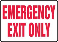 accuform mext584va aluminum safety emergency logo