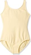 👗 classic high tank leotard for girls by capezio: superior quality and style logo