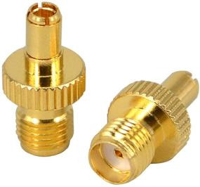 img 4 attached to 🔌 Набор из 2 адаптеров SMA Female to TS9 Male RF Coax Connector