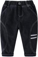👖 trendy mud kingdom fashion: elastic jeans for fashionable toddler boys' clothing logo