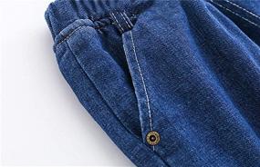 img 1 attached to 👖 Trendy Mud Kingdom Fashion: Elastic Jeans for Fashionable Toddler Boys' Clothing