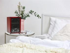 img 1 attached to Ivation HEPA Air Purifier & Ozone Generator 5-in-1 – Ionizer & Deodorizer for spaces up to 3,700 Sq/Ft. All-inclusive with HEPA, Carbon, and Photocatalytic Filters, UV Light and Negative Ion Generator.