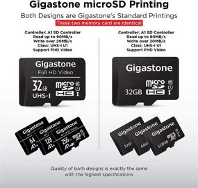 img 3 attached to Gigastone Micro SD карта 32GB 5-Pack: Full HD видео, камера видеонаблюдения, дрон с камерой, скорость записи 90MB/s, Micro SDHC UHS-I U1 C10 Class 10 - Улучшенное хранилище для многоцелевых устройств.