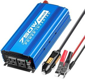 img 4 attached to 🔌 Kinverch 750W Power Inverter: DC 12V to 110V Car Converter with 2 AC Outlets and USB Port - Reliable Power Supply for Your On-the-Go Needs