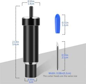 img 3 attached to 🔪 Mekote Explore Deep Cut Blade and Housing Replacement Kit for Cricut Explore, Explore One, Explore Air, and Explore Air 2