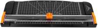 📐 jielisi 12-дюймовый бумажный резак формата a4 с автоматическим защитным механизмом гильотины - идеальный для купона, крафт-бумаги, этикетки и фото - черный логотип