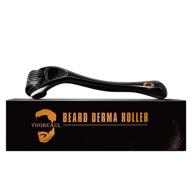 beard derma roller growth stimulate logo