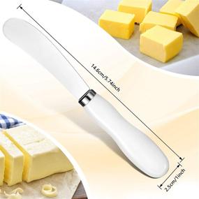 img 2 attached to 🔪 Multipurpose Spreader with Stainless Steel and Porcelain Handles