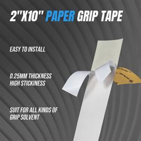 img 1 attached to 🏌️ SAPLIZE Golf Grip Kits: Choose from 4 Options (Kit A to D) with Paper or Scrim-Back Grip Tape Strips and Grip Solvent