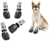 🐾 toulifly dog anti-slip socks for small dogs - paw protector booties - non-slip dog shoes for hardwood floors - waterproof dog socks boots for indoor and outdoor use логотип