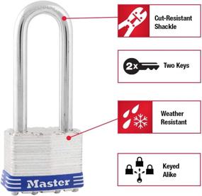 img 3 attached to Master Lock Padlock Laminated 1TRILJ