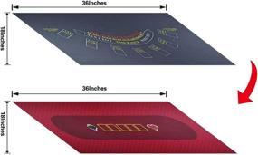 img 2 attached to BALIKEN Blackjack Dustproof Professional Tablecloth