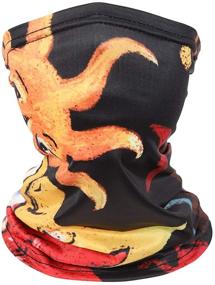 img 3 attached to Cold Weather Boys' Gaiter Bandana Cover Balaclava for Better Protection and Comfort