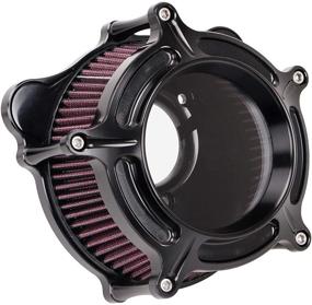 img 4 attached to XMMT Motorcycle CNC Air Filter Air Cleaner Intake for Harley Touring Trike Dyna Softail 2008-2016