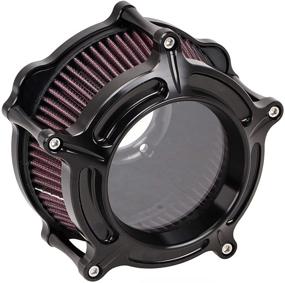 img 3 attached to XMMT Motorcycle CNC Air Filter Air Cleaner Intake for Harley Touring Trike Dyna Softail 2008-2016