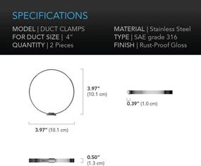 img 2 attached to AC Infinity Stainless Ducting Ventilation: Optimize Airflow and Enhance Ventilation Efficiency