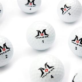 img 2 attached to 🏌️ Enhance Your Game with MAZEL 3-Piece Urethane Cover Golf Balls: Longer and Straighter Flight in a Dozen!