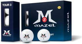 img 4 attached to 🏌️ Enhance Your Game with MAZEL 3-Piece Urethane Cover Golf Balls: Longer and Straighter Flight in a Dozen!