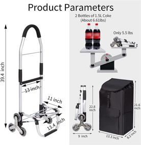 img 2 attached to Shopping Groceries Aluminum Tri Wheel Waterproof