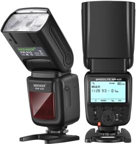 img 4 attached to 📸 Neewer NW625 GN54 Speedlite Flash для камер Canon Nikon Panasonic Olympus Pentax Fujifilm DSLRs и беззеркальных камер, а также Sony с горячим башмаком Mi - совместим с a9 a7 a7II a7III a7R III a7RII a7SII a6000 a6300 a6500