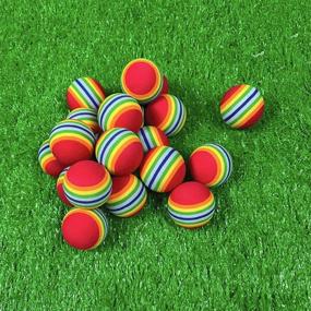 img 3 attached to 🏌️ Scott Edward Air Golf Practice Balls: Lightweight Multicolor Sponge Balls for Indoor and Outdoor Training (20 Pieces)