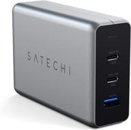 satechi 100w usb c compact charger logo