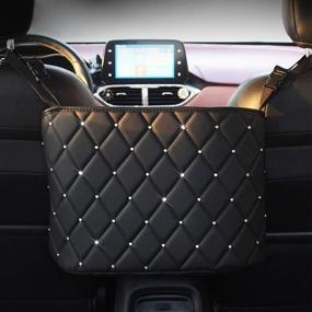 img 4 attached to Eing Bling Car Net Pocket Organizer