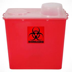 img 1 attached to 🧪 Biohazard Warning Labels: Versatile Self-Adhesive Solution for All