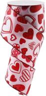 patterned hearts wired ribbon yards logo