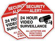 wzthga surveillance outdoor property reflective logo