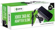 🎮 best replacement xbox 360 slim ac adapter - 135w power supply - charger accessory for charging xbox360 slim - power brick style [xbox 360] логотип