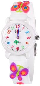 img 4 attached to 🌊 Waterproof Cartoon Watches for Kids - Top Gifts for Boys and Girls