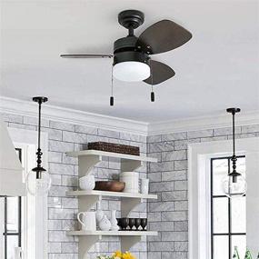 img 2 attached to 🌊 Espresso Bronze 30-inch Honeywell Ocean Breeze Ceiling Fan (Model 50602-01)