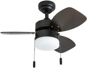 img 4 attached to 🌊 Espresso Bronze 30-inch Honeywell Ocean Breeze Ceiling Fan (Model 50602-01)