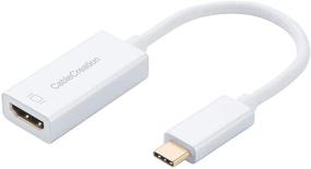 img 4 attached to ✨ Адаптер USB C к HDMI - 4K @60 Гц, CableCreation Type C (Thunderbolt 3) конвертер для MacBook Pro/iMac 2017/Surface Book 2/Chromebook Pixel/Yoga 920/XPS 13/Galaxy S9 - белый