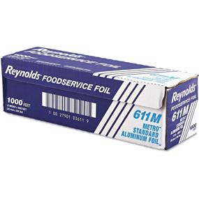 img 1 attached to 🌟 Reynolds 611M: Metro Aluminum Foil Roll, 1000 ft x 12 inches - Efficient and Versatile Packaging Solution