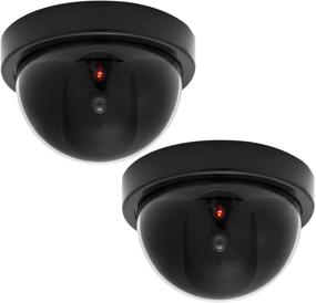 img 4 attached to AlfaView Simulated Surveillance Camera with LED Flashing Light - Outdoor/Indoor Dummy CCTV Dome Camera for Home/Business Security