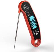 🌡️ nescope waterproof digital meat thermometer - instant read food thermometer with backlight, magnet, calibration - ideal for kitchen, outdoor cooking, bbq grill, candy logo