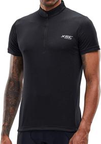 img 4 attached to 🏻 XGC Men's Short/Long Sleeve Cycling Jersey - Quick Dry Breathable Bike Jerseys for Cycle Biking