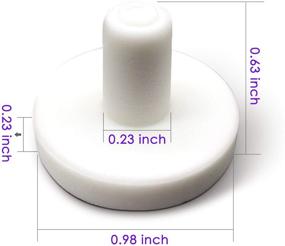 img 2 attached to 🐠 Aquarium Choice Ceramic Coralline Coral Frag Plugs 30 Pack: Enhancing Coral Growth and Aesthetics