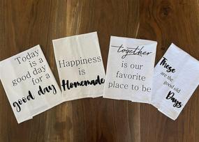 img 2 attached to Happymade Kitchen Decor Кухонные полотенца Новоселье