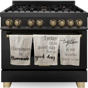 img 4 attached to Happymade Kitchen Decor Кухонные полотенца Новоселье