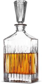 img 4 attached to 🍾 Premium Glass Whiskey Liquor Decanter for Food Service Equipment & Supplies