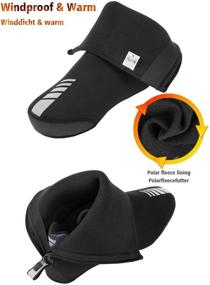 img 2 attached to 🌧️ Water Resistant Windproof ROTTO Cycling Shoe Covers: Ultimate Protection for Men and Women in Cold Weather