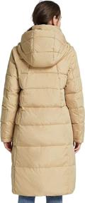 img 3 attached to 🧥 Stay Warm and Stylish with Orolay Women's Hooded Down Jacket Long Winter Coat