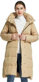 img 4 attached to 🧥 Stay Warm and Stylish with Orolay Women's Hooded Down Jacket Long Winter Coat