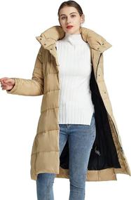 img 1 attached to 🧥 Stay Warm and Stylish with Orolay Women's Hooded Down Jacket Long Winter Coat